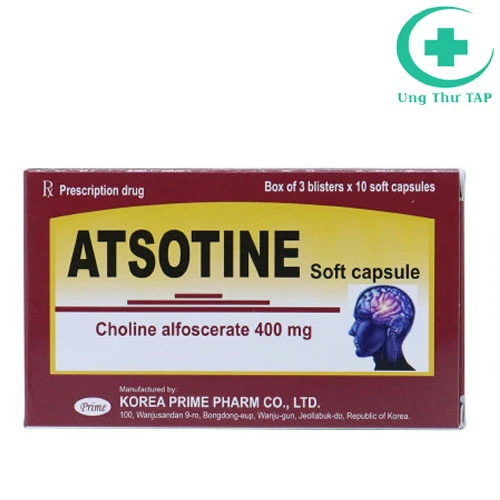 Atsotine Soft Capsule 400mg - Thuốc điều trị  sa sút trí tuệ, suy giảm trí nhớ