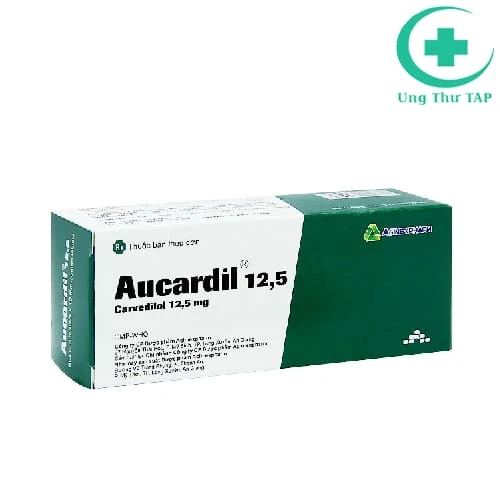 Aucardil 12,5 Agimexpharm - Thuốc điều trị cao huyết áp, suy tim