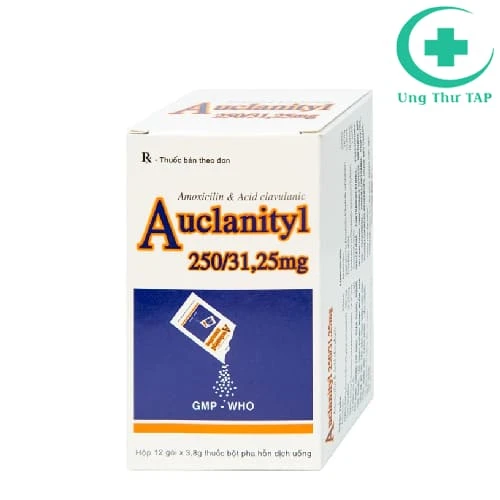 Auclanityl 250/31,25mg Tipharco - Điều trị nhiễm khuẩn nặng
