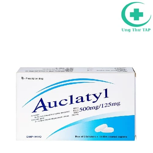 Auclatyl 500/125mg Tipharco - Thuốc nhiễm khuẩn chất lượng