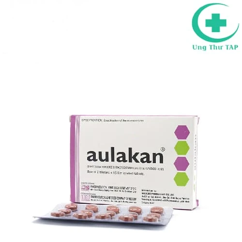 Aulakan 40mg Medisun - Cải thiện tuần hoàn máu não hiệu quả