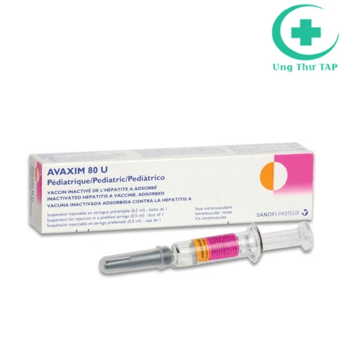 AVAXIM 80U PEDIATRIC - Vắc-xin phòng bệnh viêm gan A