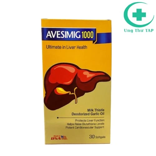 Avesimig 1000 - Giúp giải độc gan, tăng cường chức năng gan