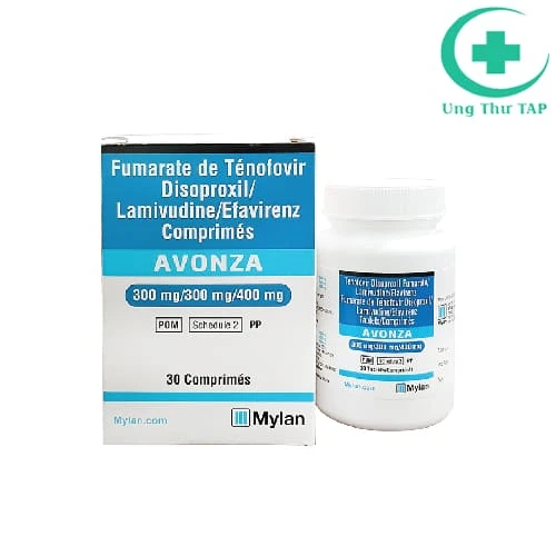 Avonza 300mg/300mg/00mg Mylan - Thuốc điều trị HIV của Ấn Độ