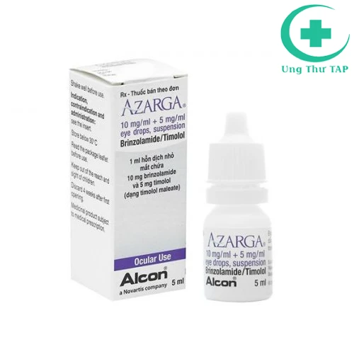 AZARGA 5ML - Thuốc nhỏ mắt điều trị tăng nhãn áp hiệu quả