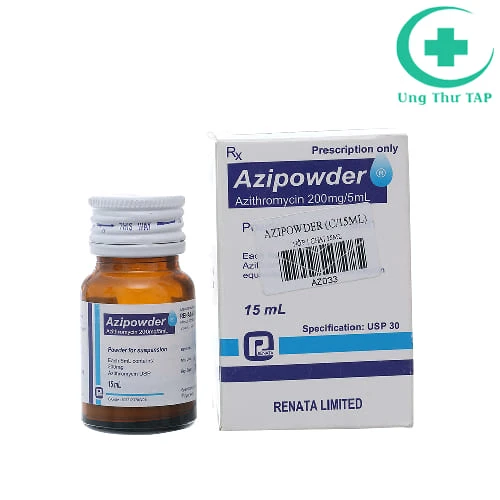 Azipowder 200mg/5ml Renata - Thuốc điều trị nhiễm khuẩn