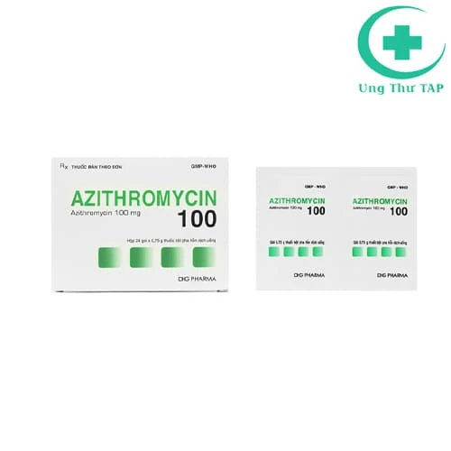 AZITHROMYCIN 100 - Thuốc điều trị nhiễm khuẩn hiệu quả