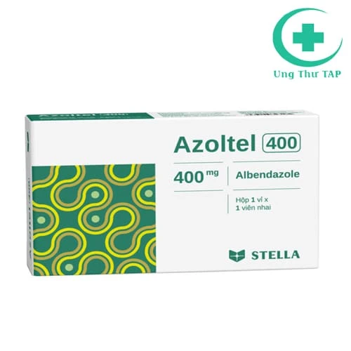 Azoltel 400 - Thuốc giúp loại bỏ các kí sinh trùng như giun sán