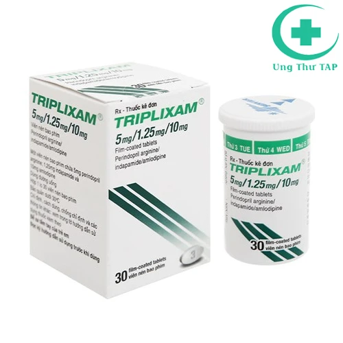 Triplixam 5mg/1.25mg/10mg - Thuốc trị tăng huyết áp của Ireland
