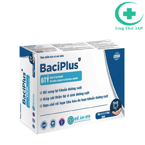Baciplus - Sản phẩm bổ sung vi sinh có lợi, cải thiện tiêu hóa.