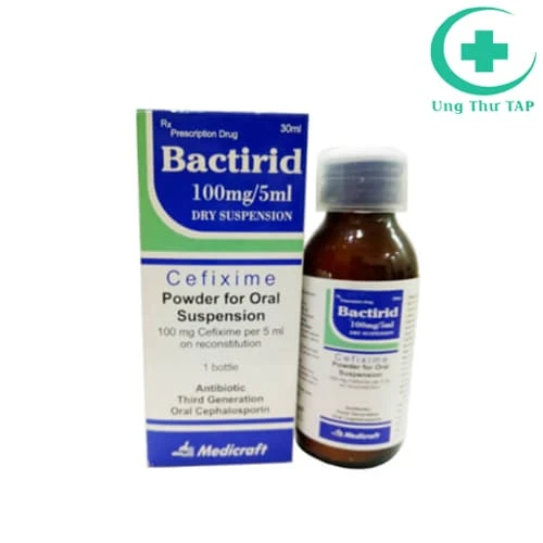 Bactirid 100mg/5ml dry suspension - Thuốc điều trị nhiễm khuẩn 