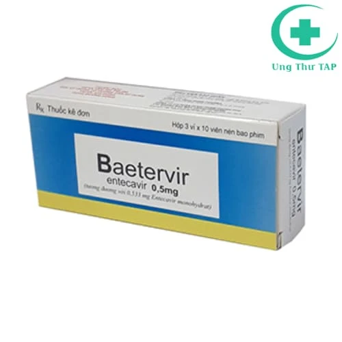 Baetervir - Thuốc điều trị chứng viêm gan B mạn tính hiệu quả