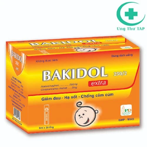 Bakidol Extra 250/2 - Thuốc giảm đau, hạ sốt chất lượng