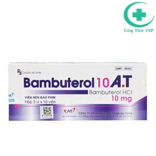 Bambuterol 10 A.T - Thuốc điều trị hen phế quản, viêm phế quản