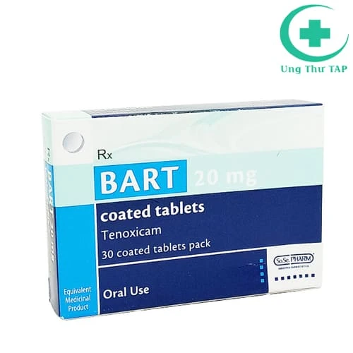Bart 20mg - Thuốc giảm đau, kháng viêm