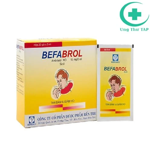 Befabrol - Thuốc trị viêm phế quản, hen phế quản hiệu quả