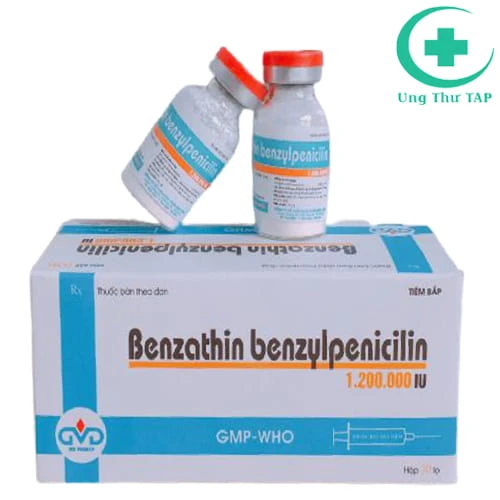 Benzathin benzylpenicilin 1.200.000 IU l - Thuốc chống nấm, tri nhiễm khuẩn, nhiễm virus 
