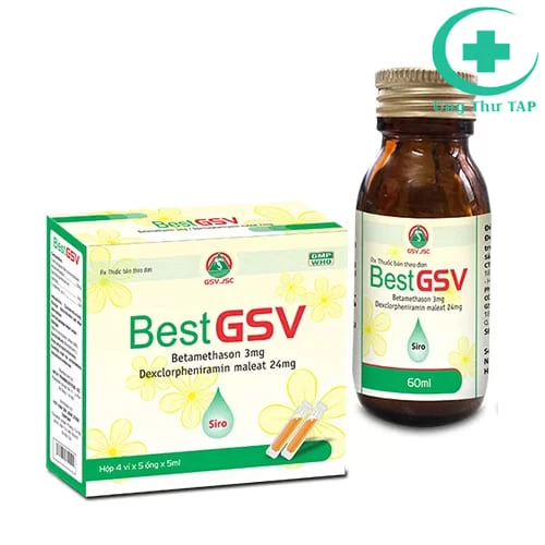 Best GSV 50 - Thuốc điều trị dị ứng hiệu quả của dược Hà Tây