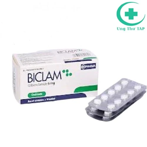 Biclam 5mg BV Pharma - Điều trị bệnh đái tháo đường hiệu quả