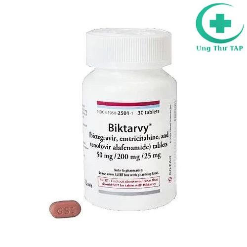 Biktarvy 50mg/200mg/25mg - Thuốc điều trị HIV hiệu quả
