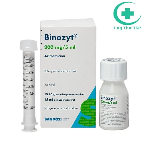 Binozyt Susp 200mg/5ml 1's - Thuốc điều trị  nhiễm khuẩn của Romania 