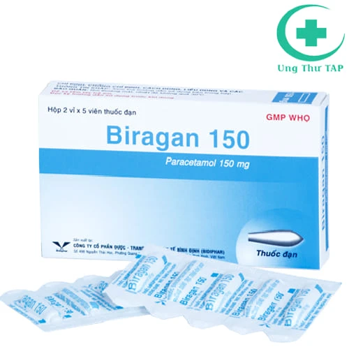 Biragan 150 - Thuốc giảm đau, hạ sốt cho trẻ của Bidiphar