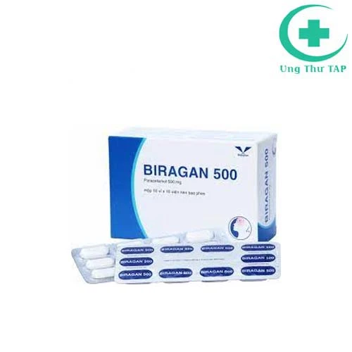 Biragan 500mg - Thuốc điều trị nhức đầu, đau răng, cảm sốt
