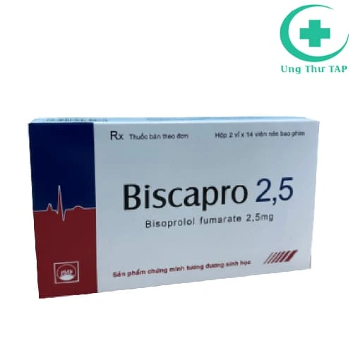 Biscapro 2,5mg - Thuốc điều trị cao huyết áp của Pymepharco