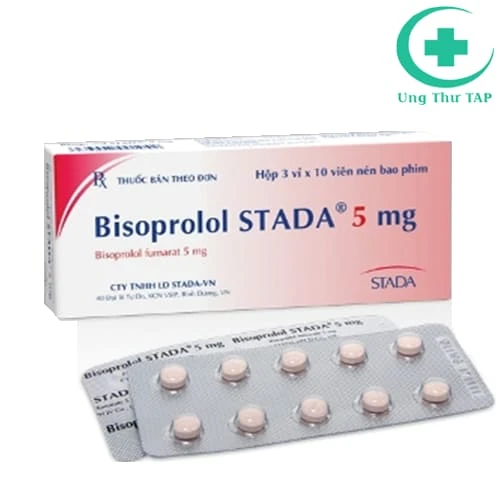 Bisoprolol 5mg Lek S.A - Thuốc tăng huyết áp của Lek S.A