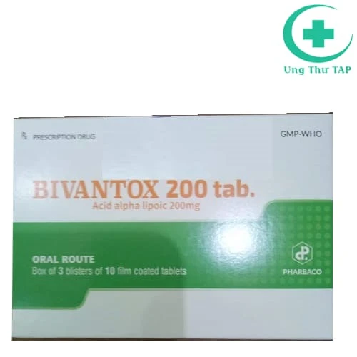 Bivantox 200 Tab - Thuốc điều trị rối loạn cảm giác hiệu quả