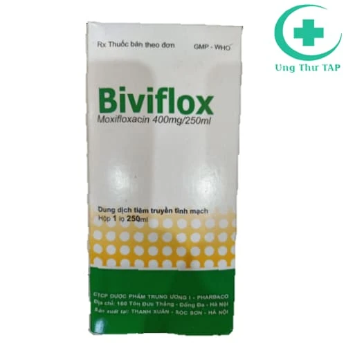Biviflox 400mg/250 ml - Thuốc điều trị nhiễm khuẩn hiệu quả của Pharbaco