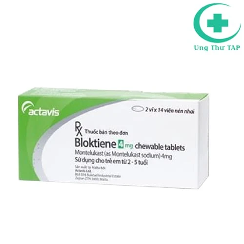 Bloktiene 4mg Actavis - Thuốc điều trị hỗ trợ bệnh hen