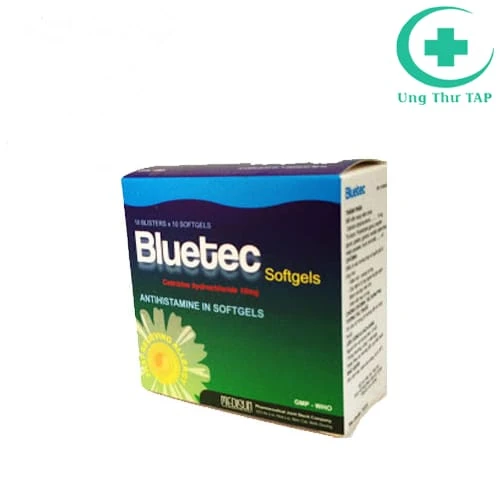 Bluetec Softgels 10mg Medisun - Thuốc điều trị viêm mũi dị ứng
