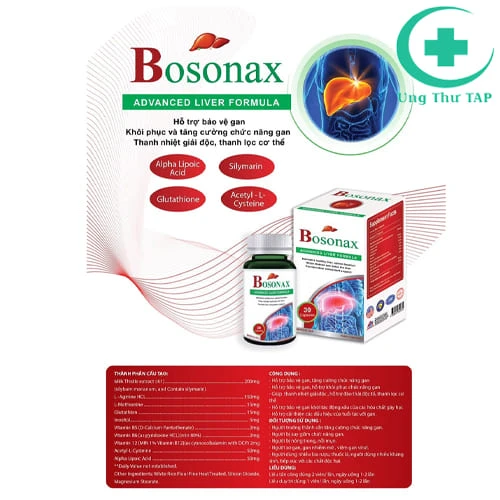 Bosonax - Hỗ trợ bảo vệ và tăng cường chức năng gan