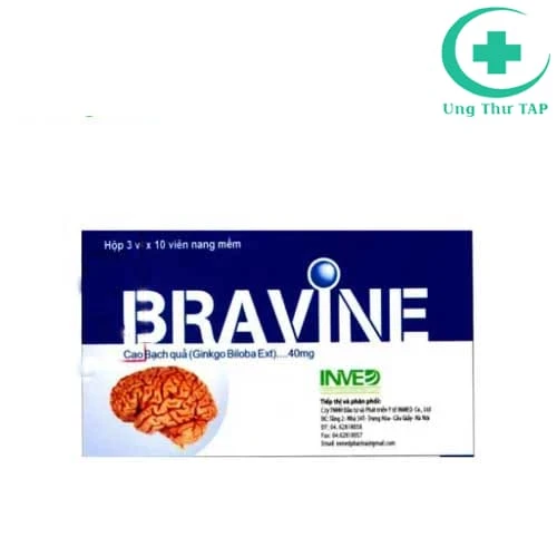 Bravine 40mg HD Pharma - Điều trị thiểu năng tuần hoàn não