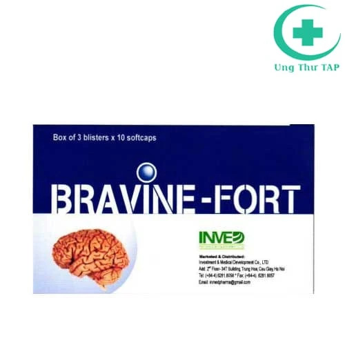 Bravine-Fort 80mg HD Pharma - Thuốc điều trị giảm trí nhớ