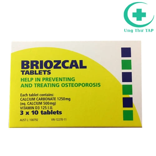 Briozcal - Thuốc bổ sung Canxi giúp chắc khỏe xương 