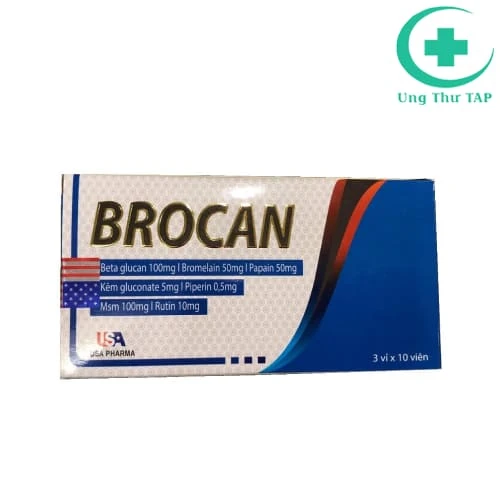 Brocan - Thuốc hỗ trợ giảm sưng, đau, phù nề hiệu quả