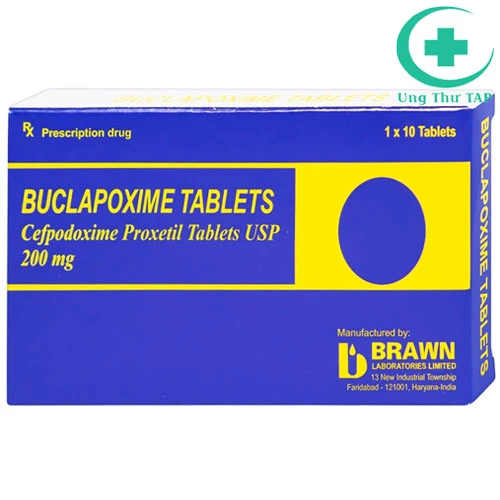 Buclapoxime tablets - điều trị nhiễm khuẩn hiệu quả của Ấn Độ