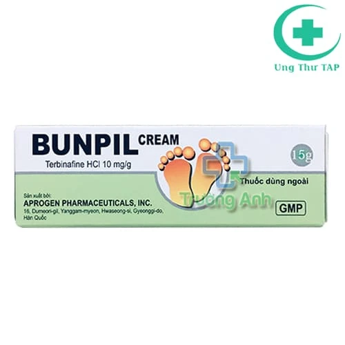 Bunpil Cream - Thuốc điều trị nhiễm nấm, nhiễm khuẩn da, móng