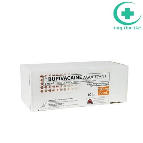 Bupivacaine Aguettant 100mg/20ml - Thuốc gây tê trong phẫu thuật