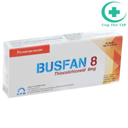 BUSFAN 8 - Thuốc điều trị các bệnh như vẹo cổ, đau lưng