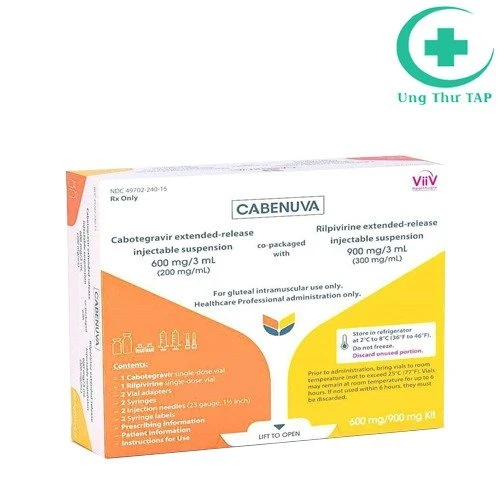 Cabenuva - Thuốc mới điều trị nhiễm HIV-1 hiệu quả