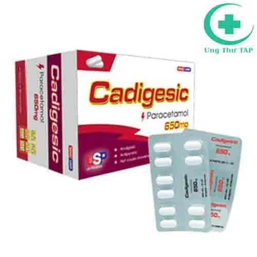 Cadigesic 650 USP (viên trắng) - Thuốc giảm đau, hạ sốt