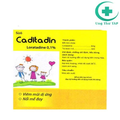 Caditadin 30ml - Thuốc điều trị hắt hơi, sổ mũi hiệu quả