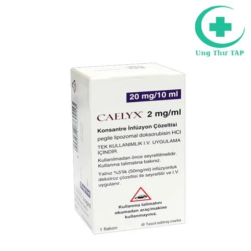 Caelyx 2mg/ml - Thuốc điều trị ung thư hiệu quả của Đài Loan