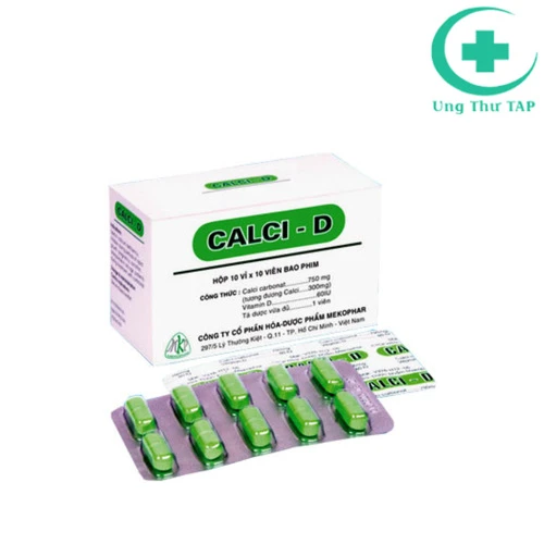 Calci - D 750mg - Thuốc bổ sung canxi hiệu quả