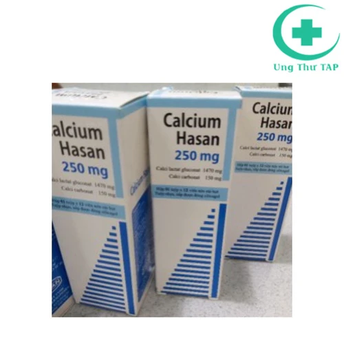 Calcium Hasan 250mg - Thuốc bổ sung canxi điều trị loãng xương