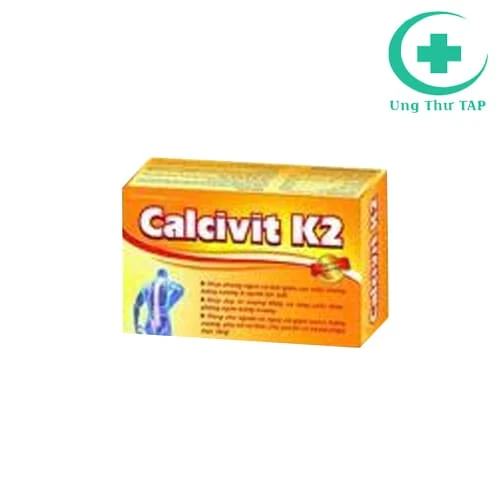 Calcivit k2 (vỉ) - Giảm loãng xương, giúp xương khớp chắc khỏe
