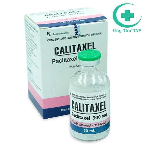 Calitaxel 300mg - Thuốc trị ung thư vú, ung thư phổi, buồng trứng